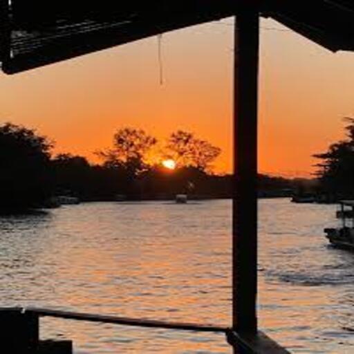 Bar Caiçara - pôr do sol